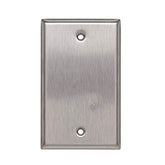 Allen Tel AT70SS-0 Versatap 1-Gang Stainless Steel Blank Faceplate